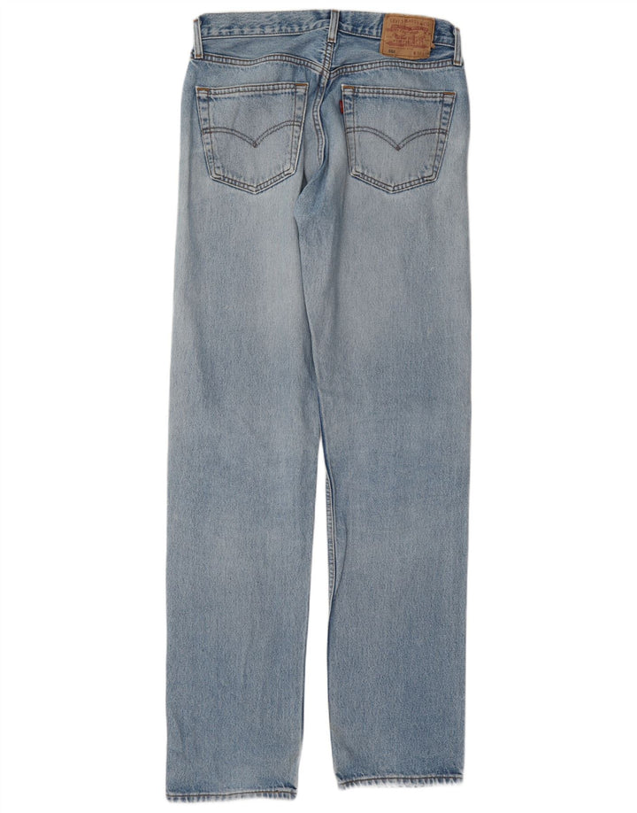 Levi's Mens 501 Straight Jeans W33 L36 Blue Cotton