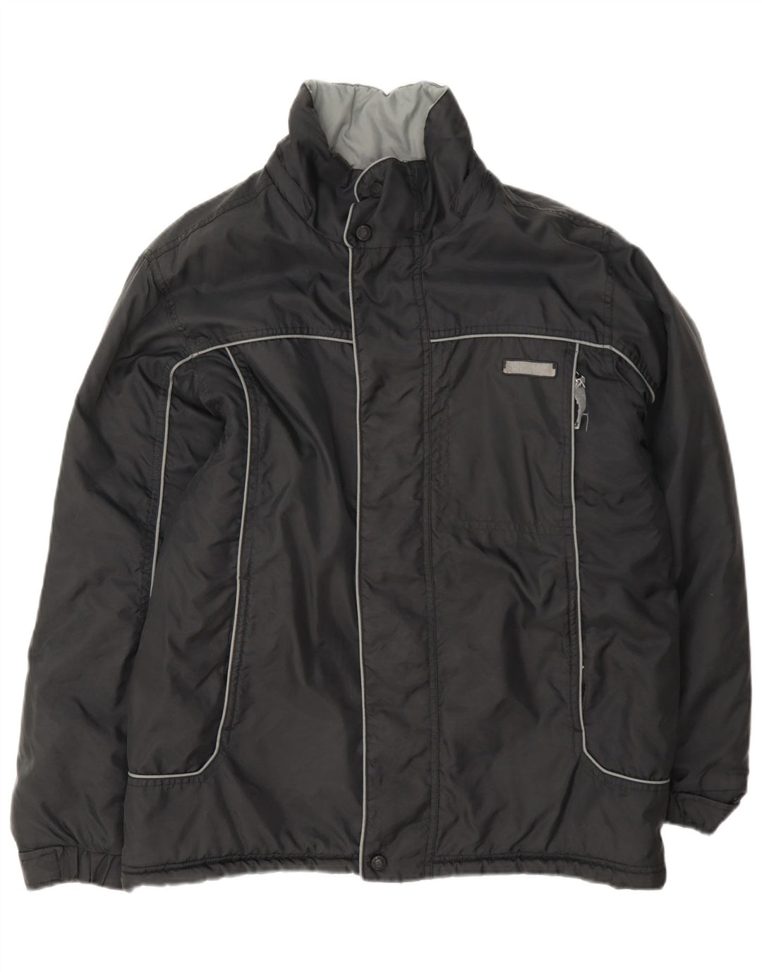 Champion Mens Windbreaker Jacket UK 36 Small Navy Blue