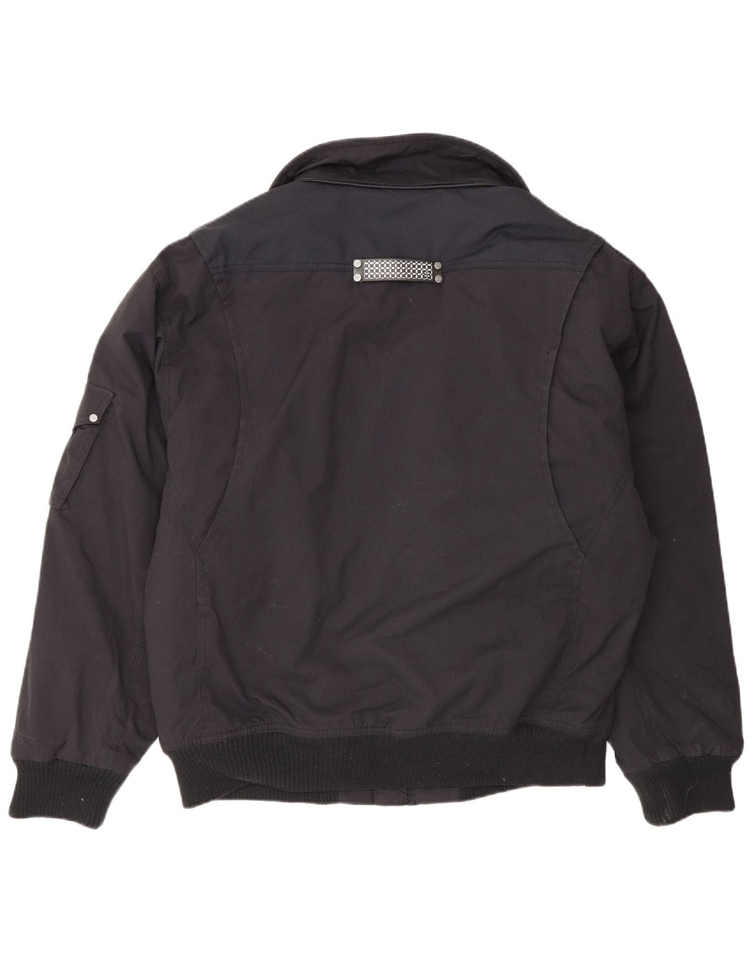Helly Hansen Mens Bomber Jacket UK 40 Large Black Nylon
