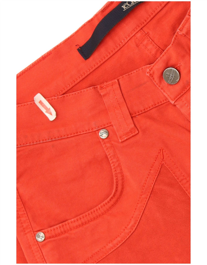 Jeckerson Womens Slim Jeans W30 L32 Red Cotton