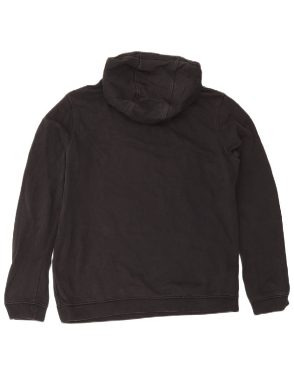 Nike Boys Graphic Hoodie Jumper 13-14 Years XL Black Cotton