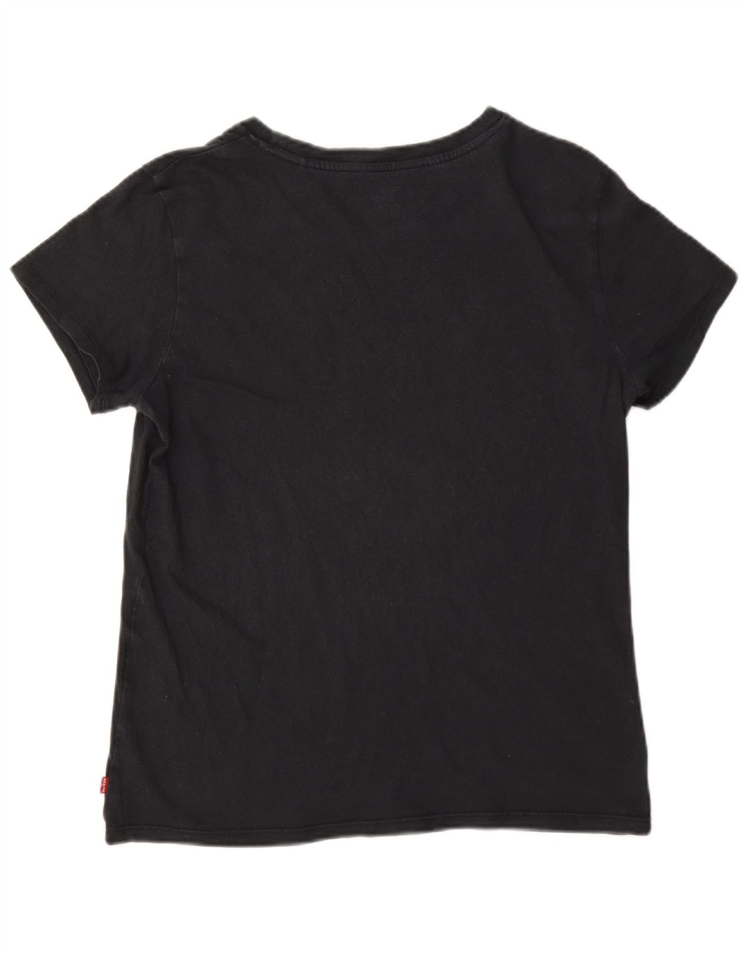 Levi's Womens Graphic T-Shirt Top UK 14 Medium Black