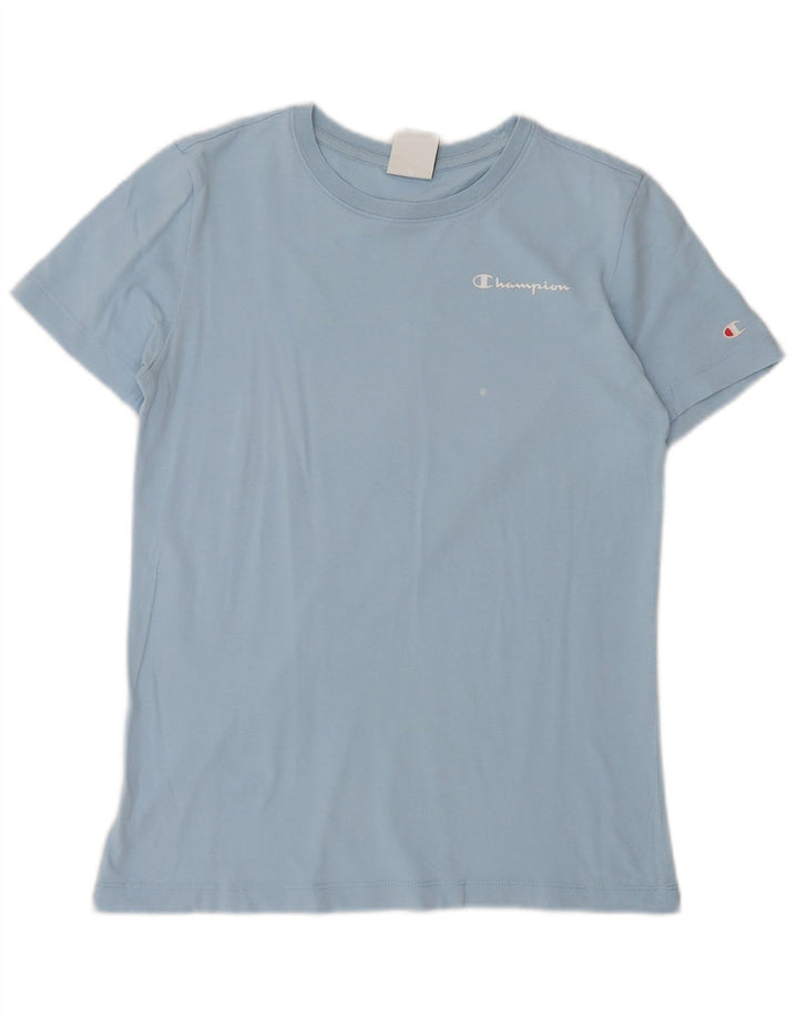 Champion Mens T-Shirt Top Small Blue