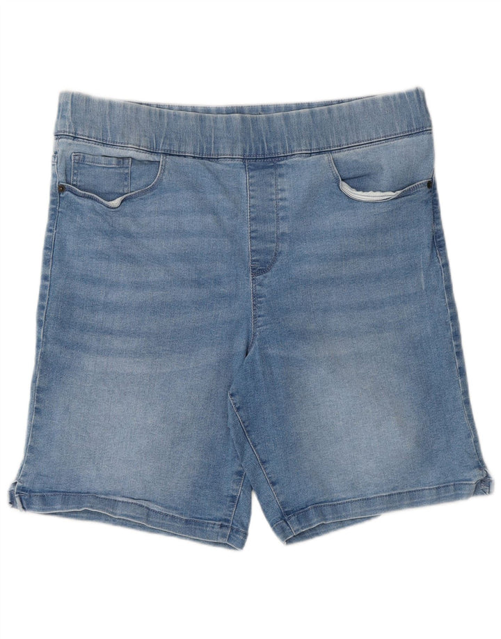 DKNY Womens Denim Shorts Large W34  Blue Cotton