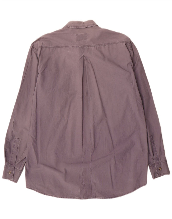 Levi's Mens Shirt Medium Purple Cotton
