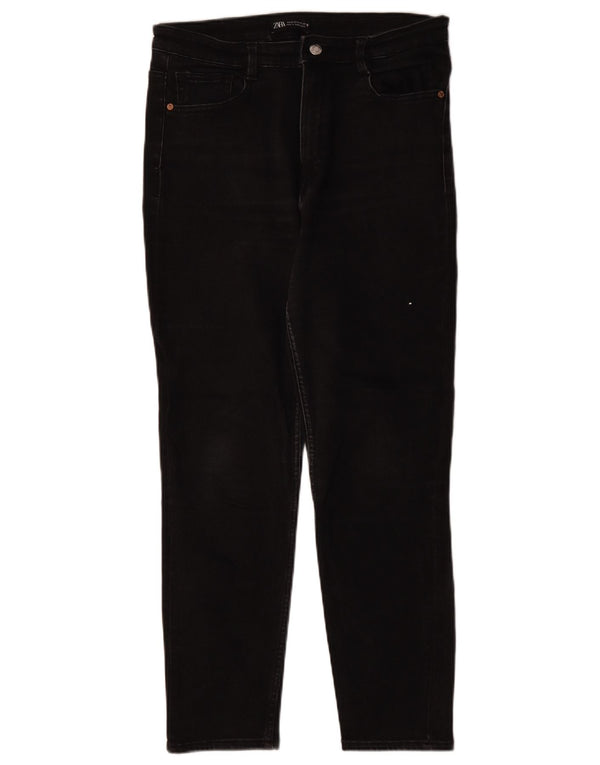 Zara Womens Skinny Jeans EU 44 Large W34 L26 Black Cotton