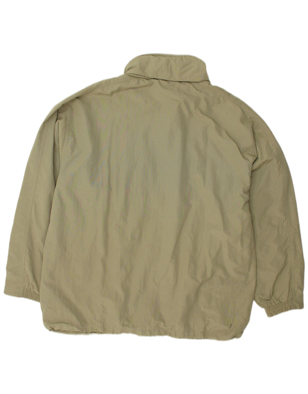 DIADORA Mens Hooded Rain Jacket UK 42 XL Khaki Polyamide