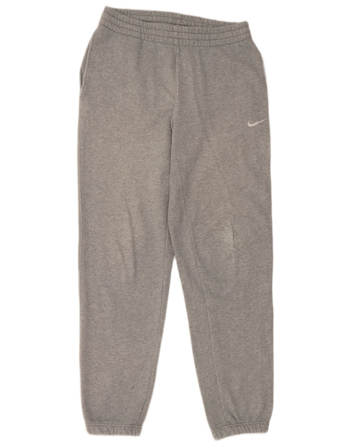 NIKE Mens Tracksuit Trousers Joggers Small  Grey Cotton