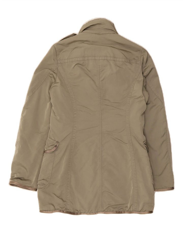 PEUTEREY Womens Parka Jacket IT 42 Medium Khaki Polyamide Vintage PEUTEREY and Second-Hand PEUTEREY from Messina Hembry 