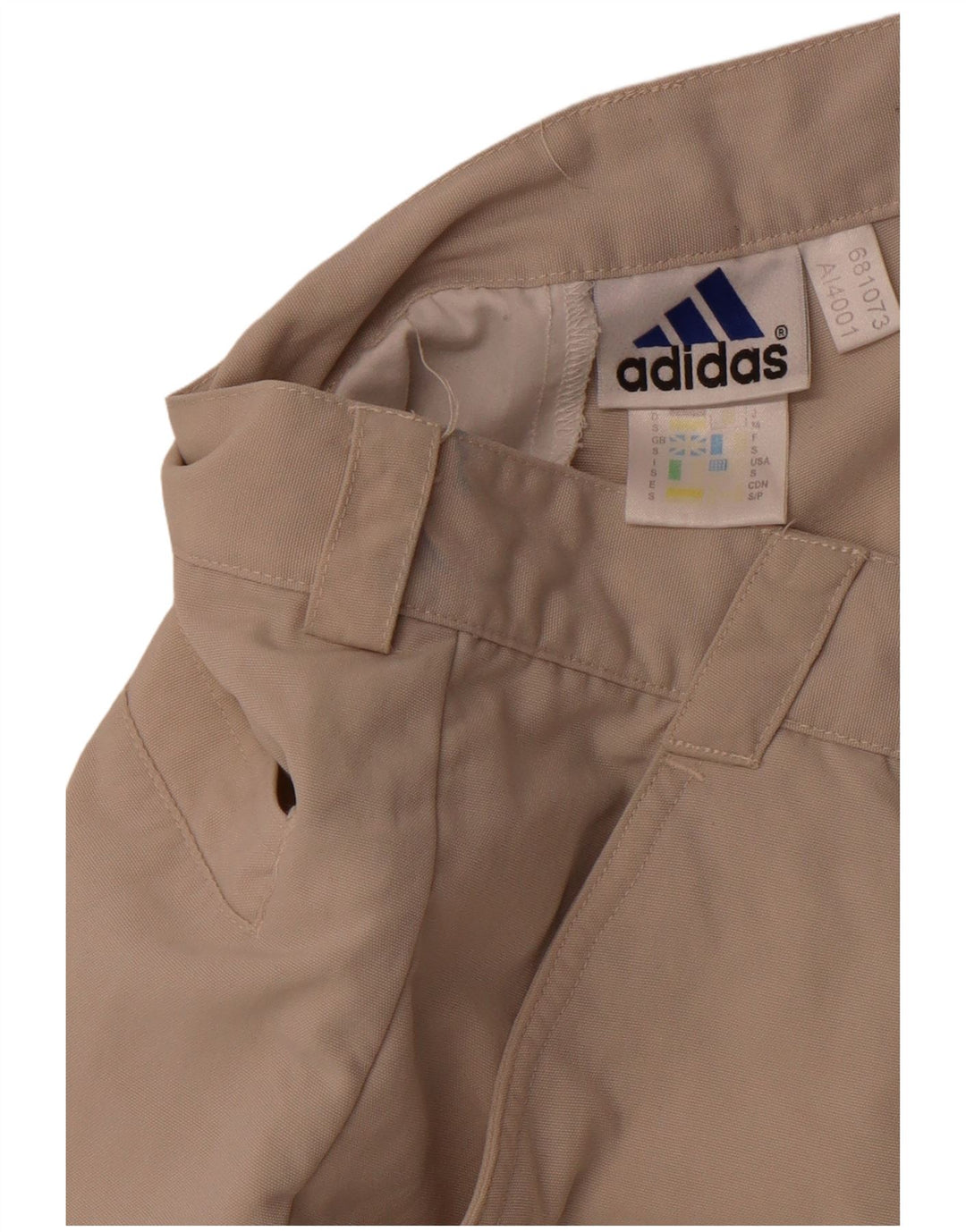Adidas Mens Cargo Shorts Small W29 Beige Polyamide