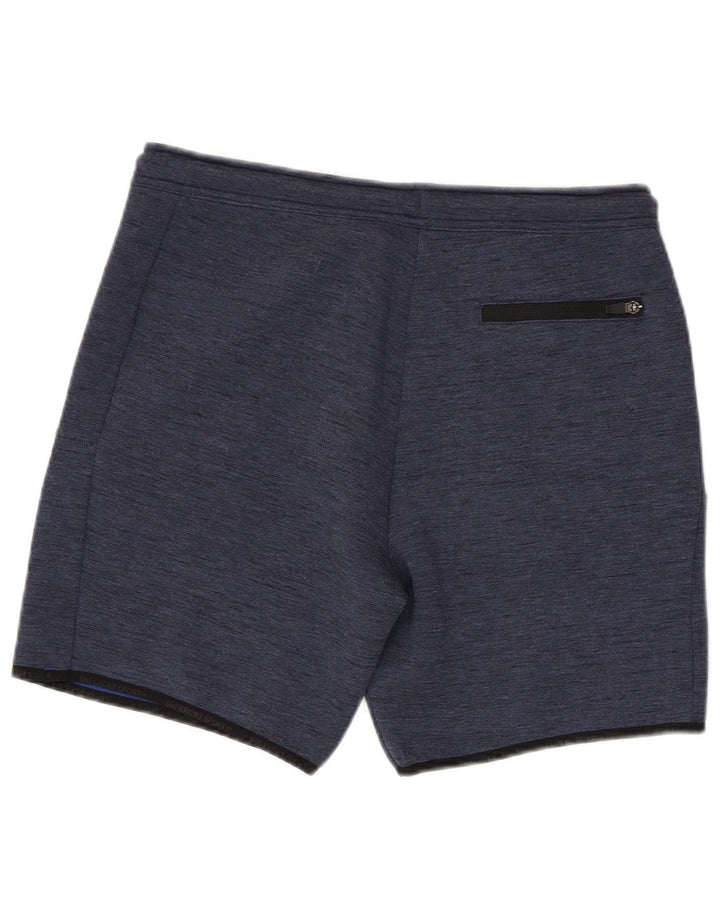 Superdry Mens Sport Shorts Large  Navy Blue Polyester
