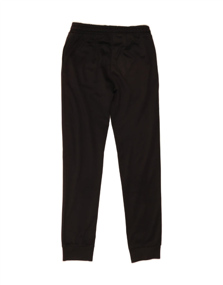 KAPPA Boys Tracksuit Trousers Joggers 13-14 Years Black Polyester Vintage Kappa and Second-Hand Kappa from Messina Hembry 
