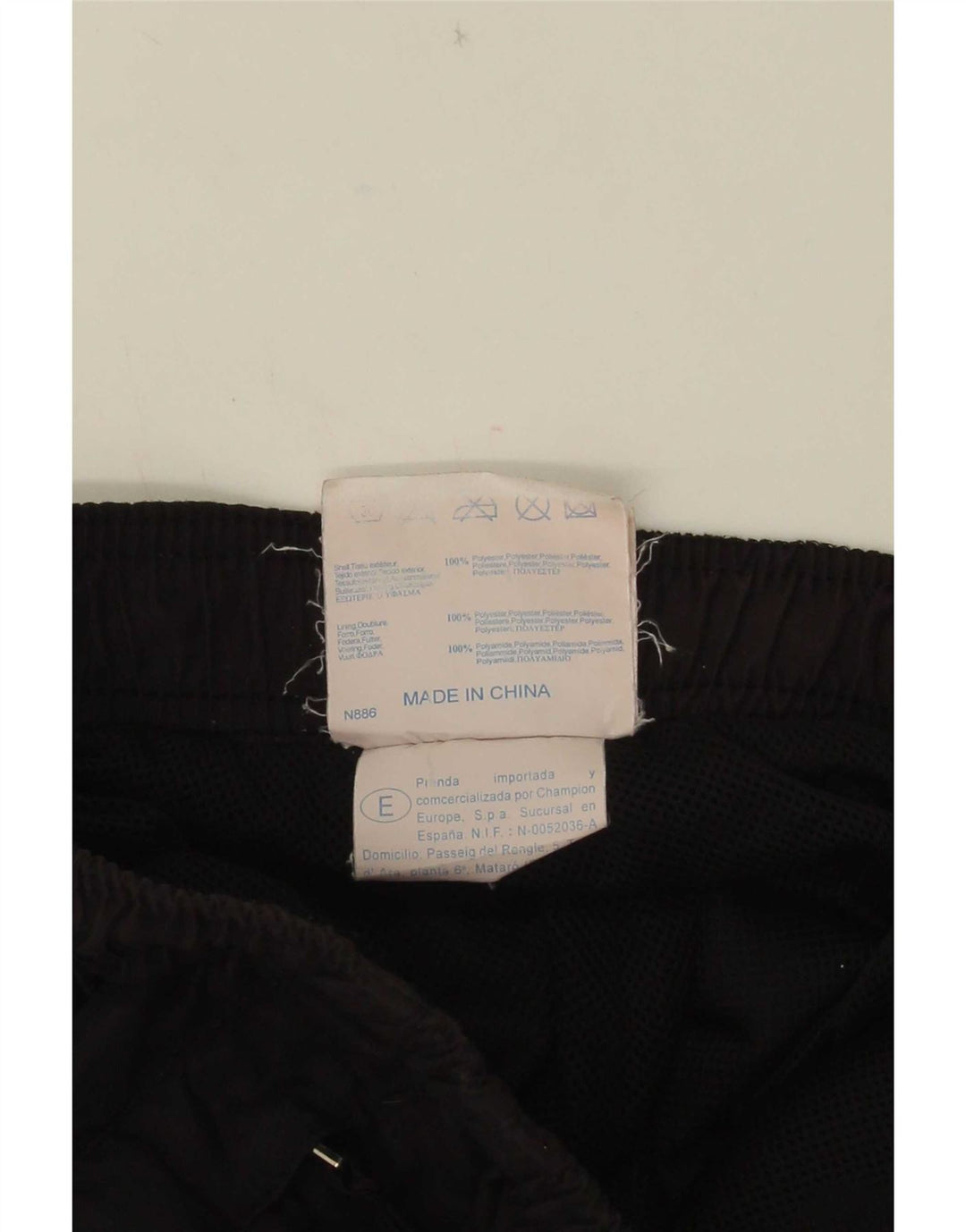 Champion Mens Tracksuit Trousers Medium Black Polyester