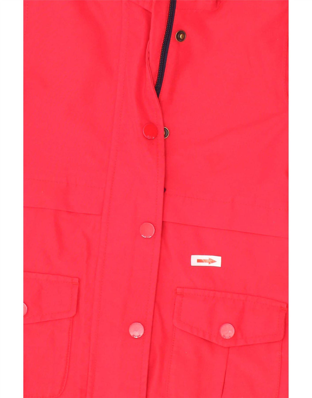 Joyce Girls Hooded Raincoat 3-4 Years Red Polyester