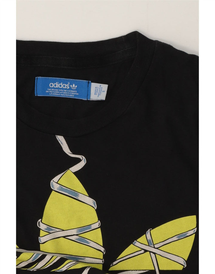 Adidas Mens Graphic T-Shirt Top Small Black