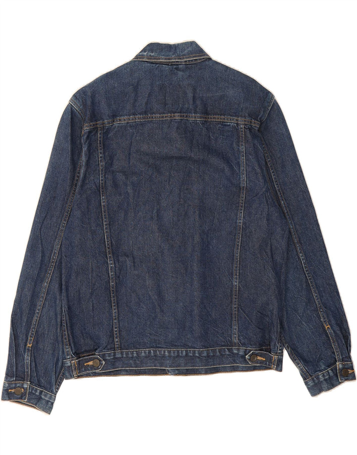 EDDIE BAUER Mens Denim Jacket UK 38 Medium Blue Cotton Vintage Eddie Bauer and Second-Hand Eddie Bauer from Messina Hembry 