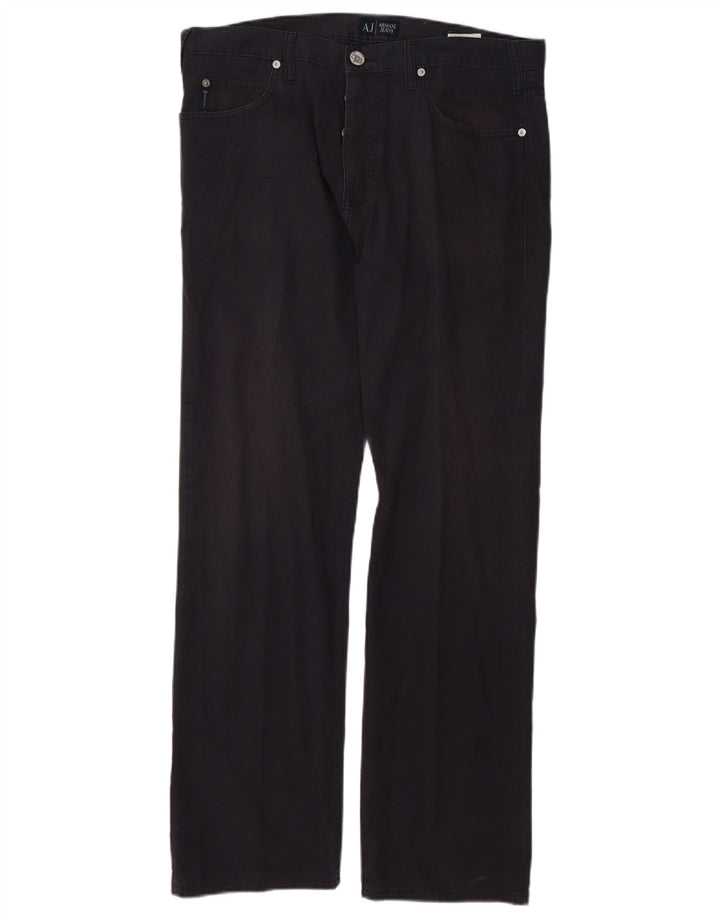 Mens Straight Casual Trousers W32 L31