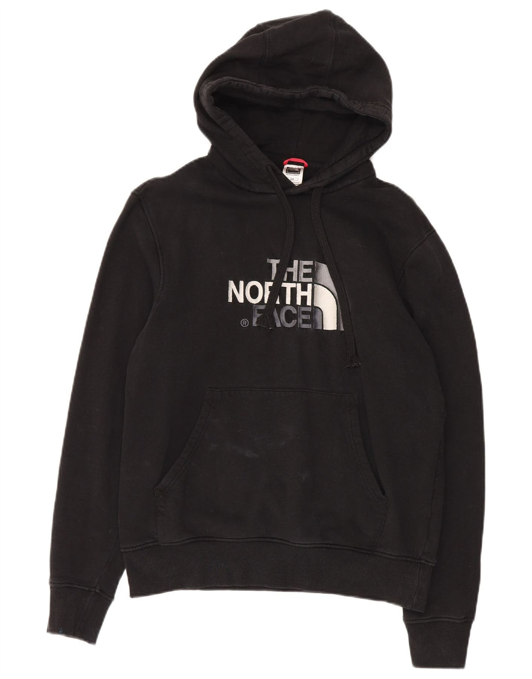 The North Face Mens Graphic Hoodie Jumper Medium Black Cotton