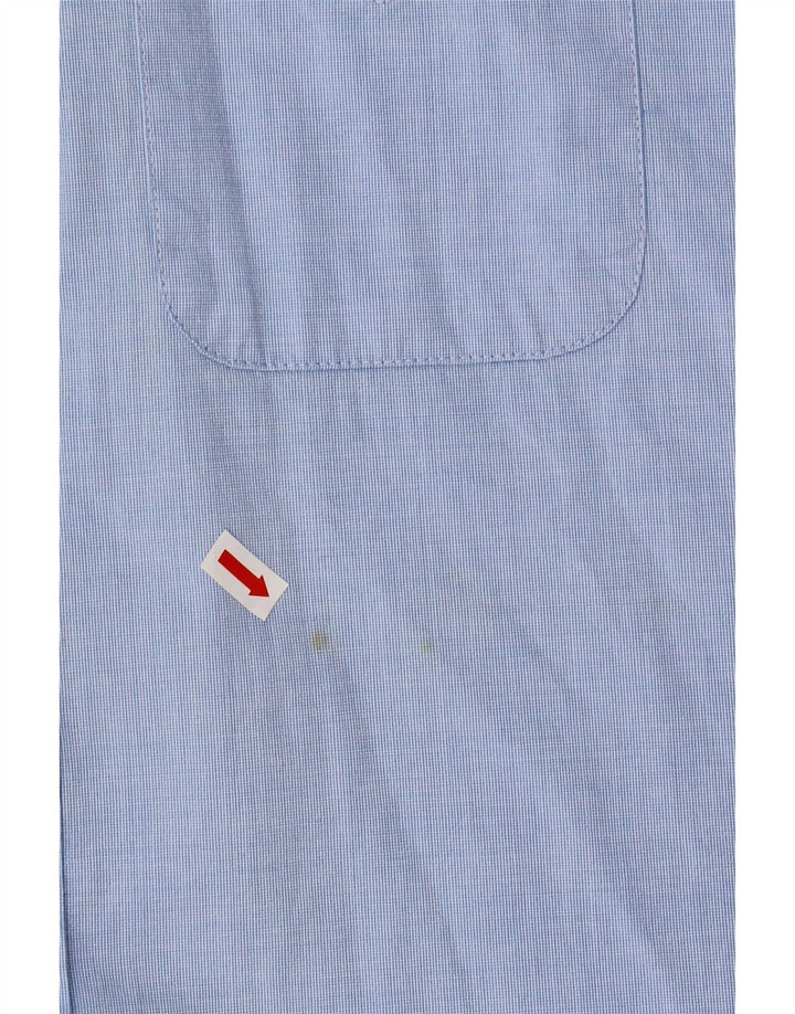 TOMMY HILFIGER Mens Classic Fit Shirt Small Blue Cotton