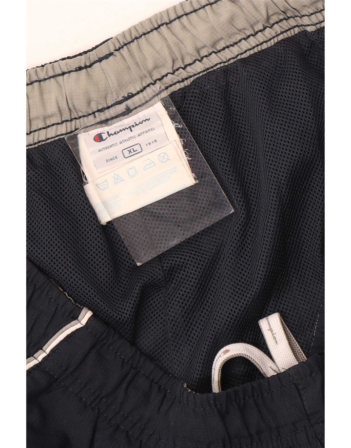 Champion Mens Tracksuit Trousers XL Navy Blue Polyester
