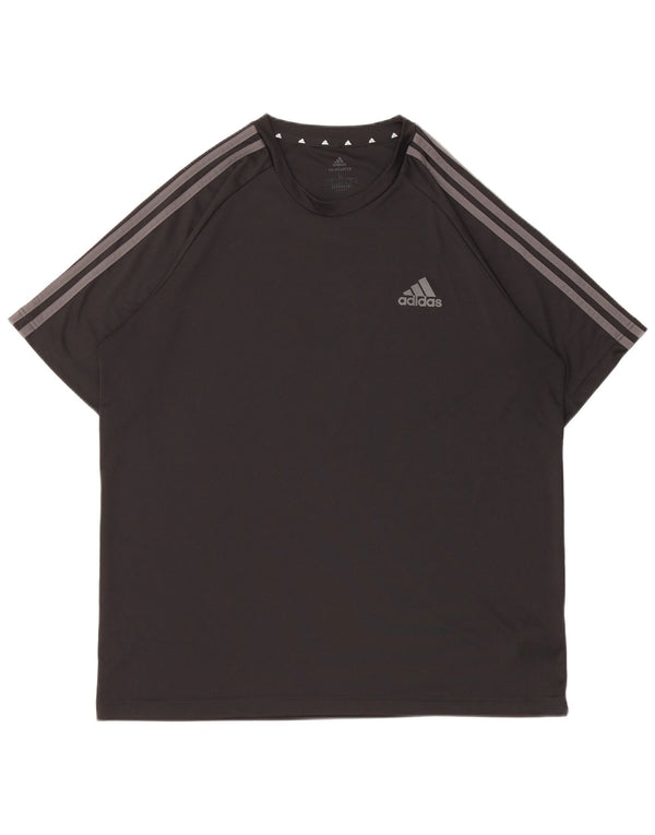 Adidas Mens Aeroready T-Shirt Top Large Black Polyester