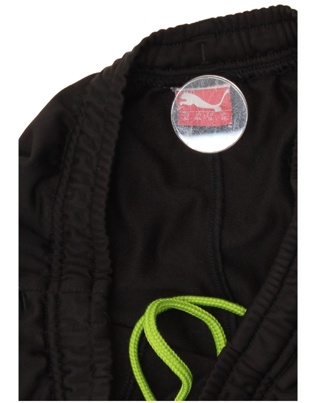 Puma Boys Graphic Tracksuit Trousers Joggers 13-14 Years  Black Polyester