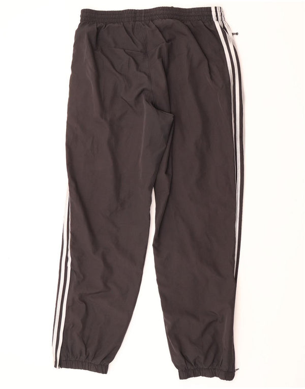 Adidas Mens Tracksuit Trousers Joggers XL  Black Polyester