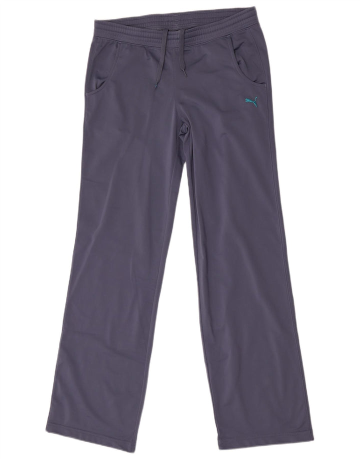 Puma Womens Tracksuit Trousers UK 12 Medium  Blue Polyester