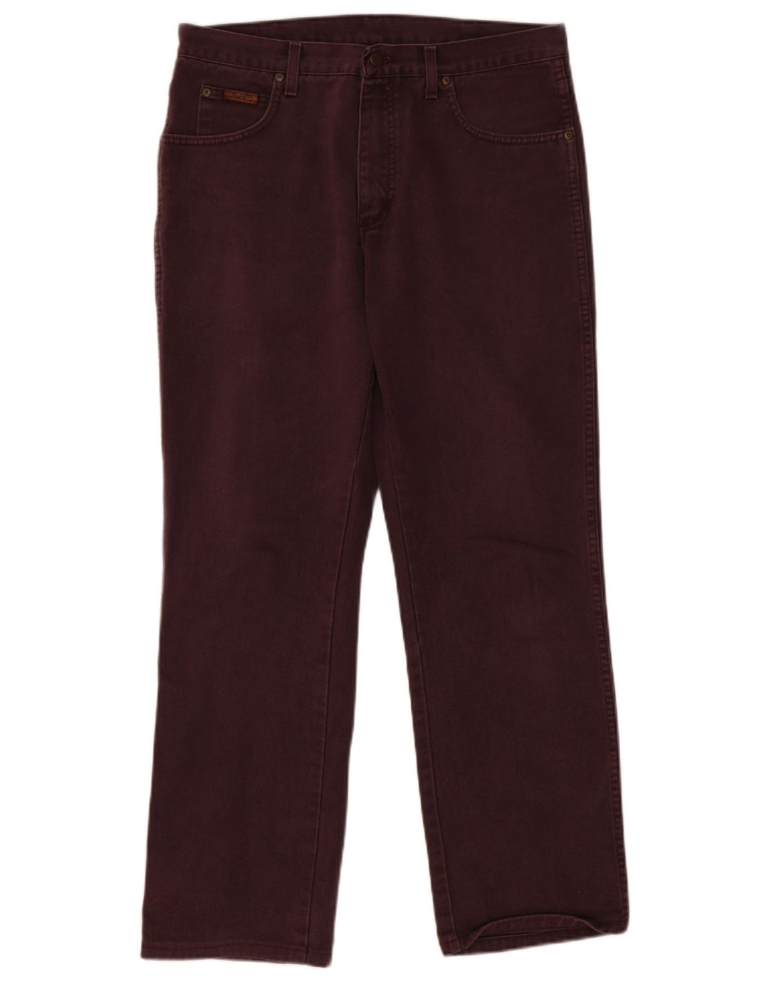 WRANGLER Mens Straight Jeans W34 L30  Maroon