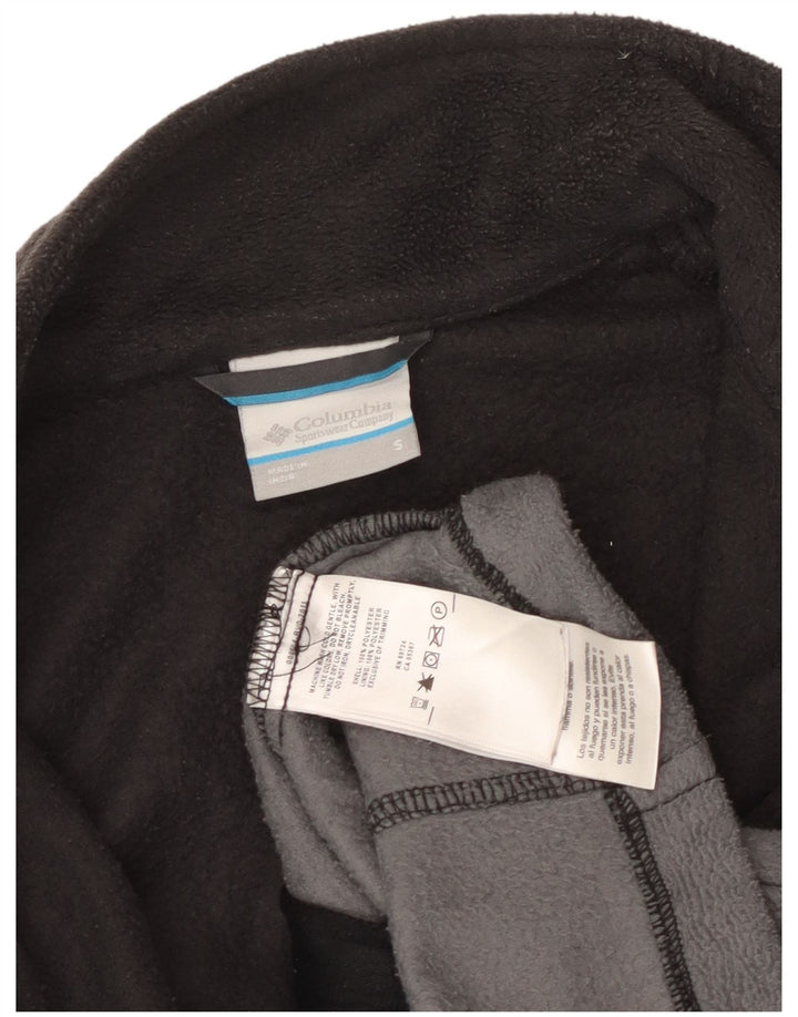COLUMBIA Mens Fleece Jacket UK 36 Small Grey Colourblock Polyester