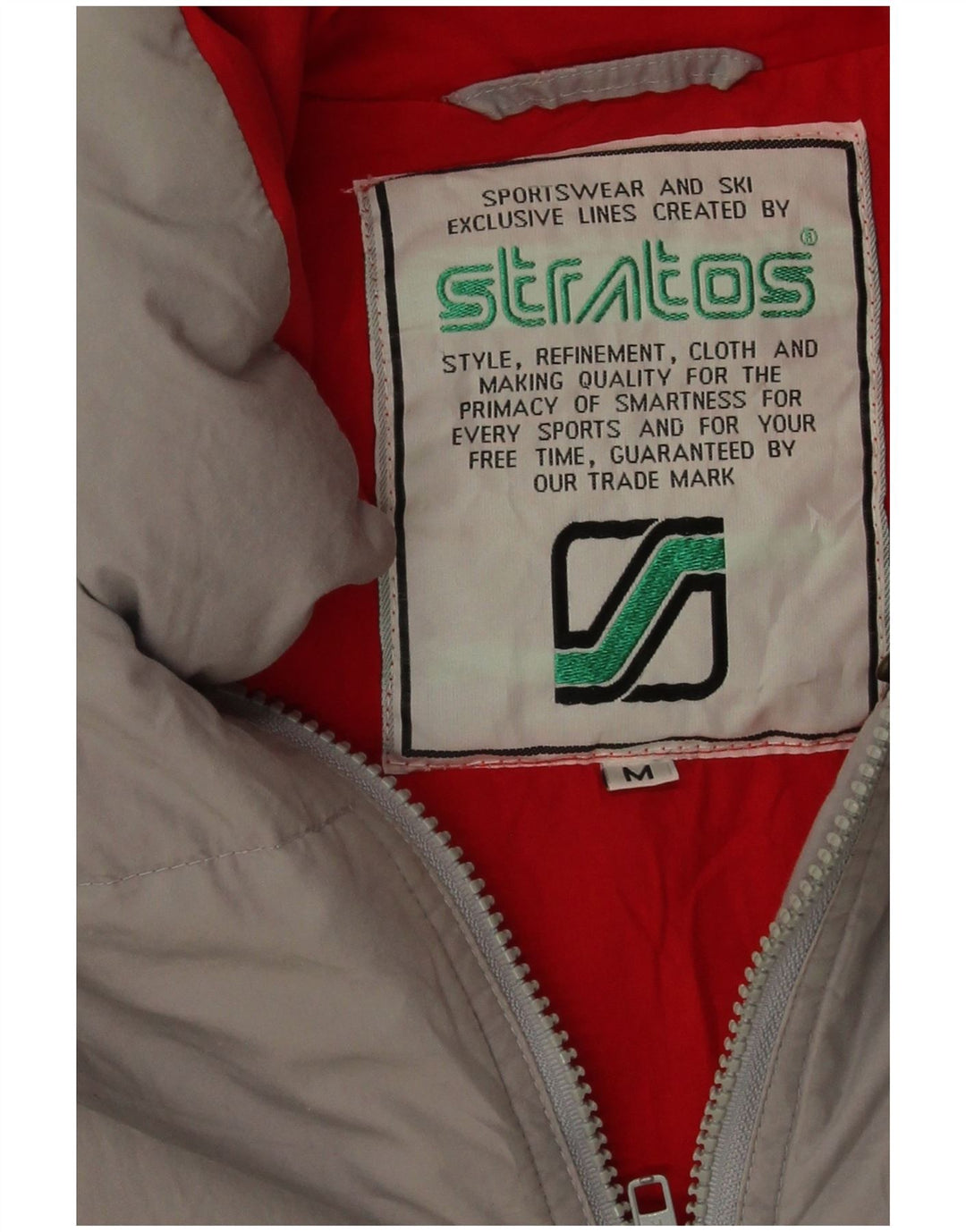 Stratos Mens Padded Gilet UK 38 Medium Grey Cotton