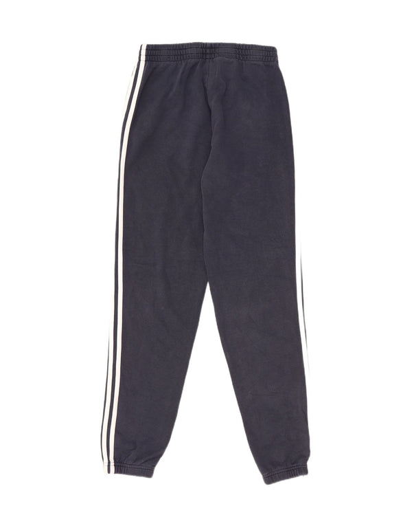 Adidas Boys Tracksuit Trousers Joggers 15-16 Years  Navy Blue Cotton