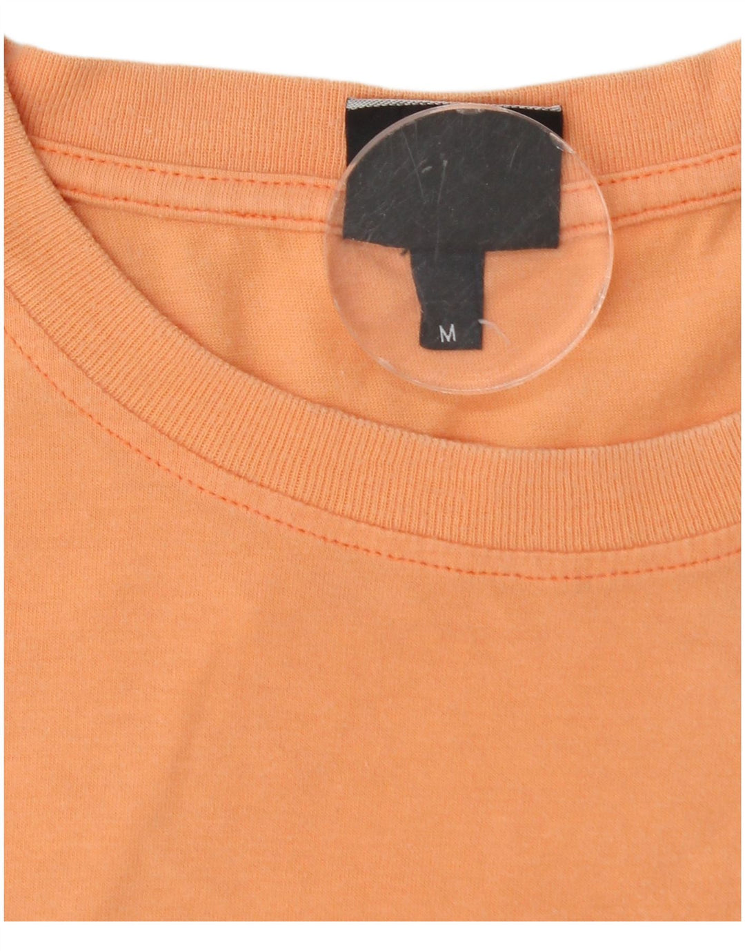 TRUSSARDI Mens T-Shirt Top Medium Orange Colourblock