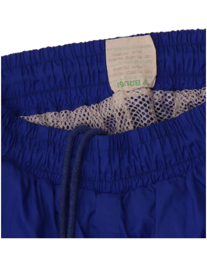 Brugi Mens Waterproof Trousers Small  Blue Nylon