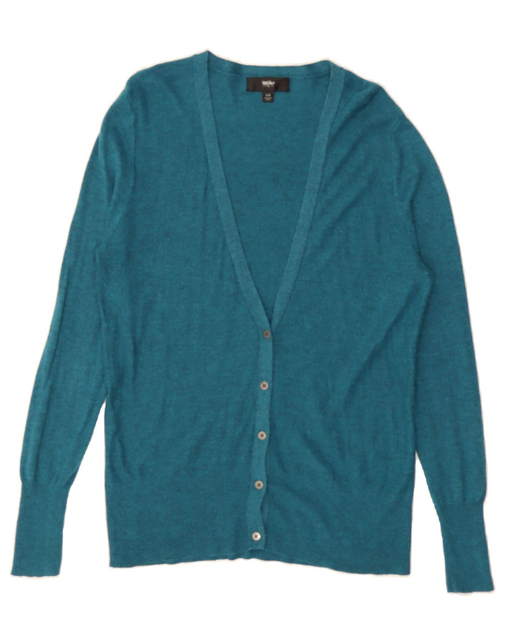 MOSSIMO Womens Cardigan Sweater UK 16 Large Blue Nylon Vintage Mossimo and Second-Hand Mossimo from Messina Hembry 