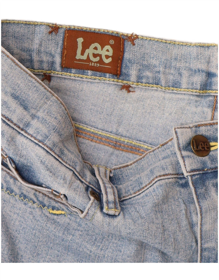 Lee Womens Cropped Jeans W32 L24 Blue