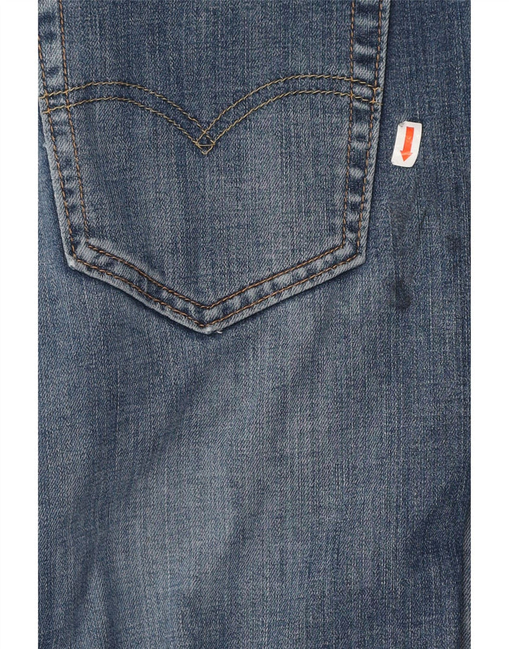 LEVI'S Mens 514 Straight Jeans W34 L30 Blue Cotton