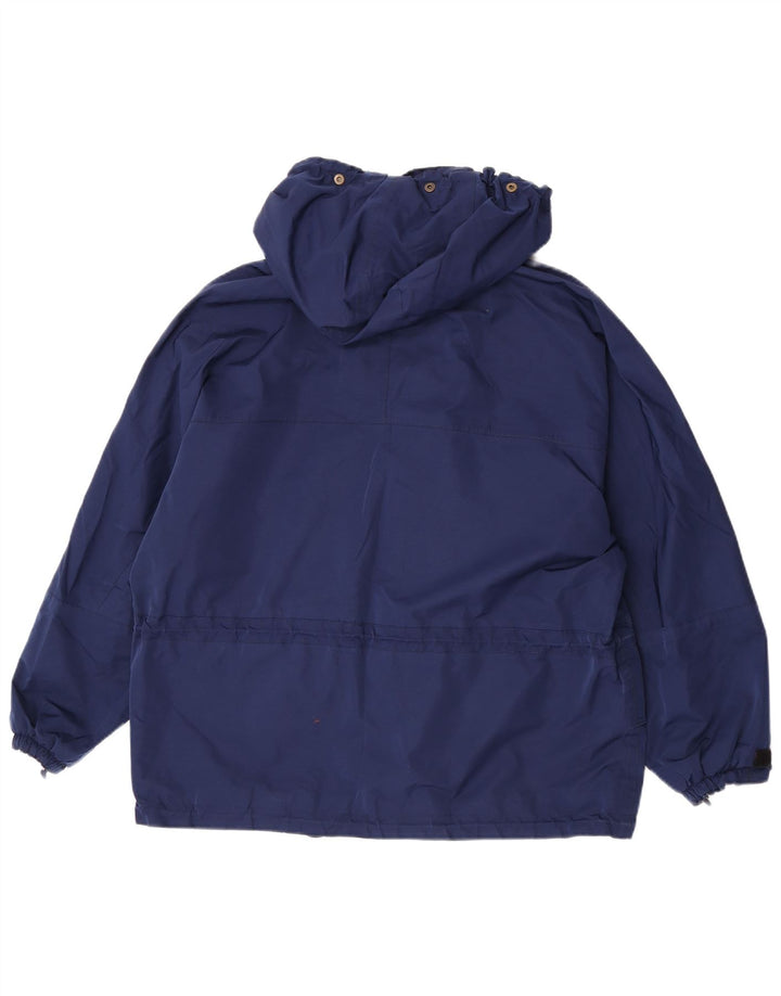 TECNOALP Womens Hooded Oversized Ski Jacket EU 46 XL Blue Polyester