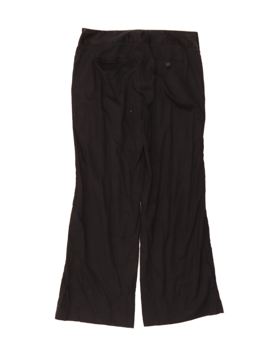 J. CREW Womens Wide Leg Chino Trousers US 12 Large W34 L32 Black Vintage J. Crew and Second-Hand J. Crew from Messina Hembry 