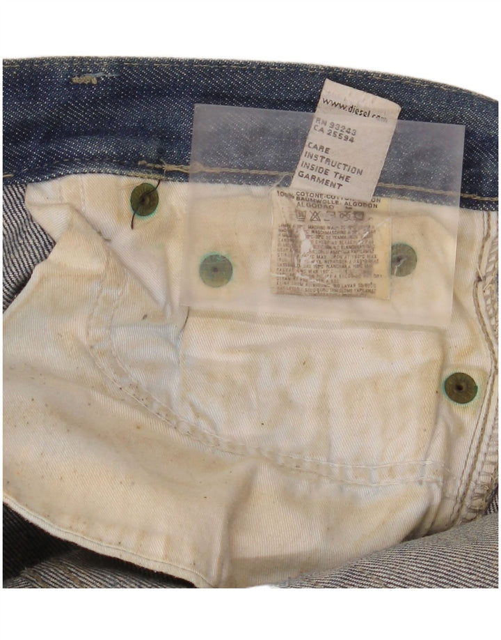 Diesel Womens Bootcut Jeans W32 L32 Blue Cotton