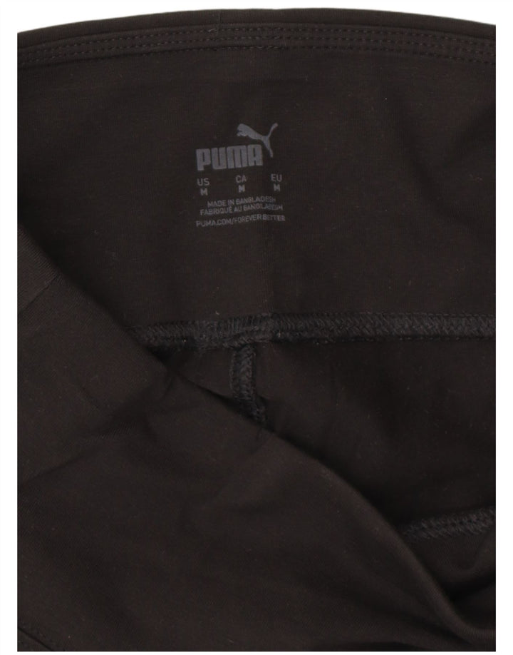 Puma Womens Leggings UK 14 Medium  Black