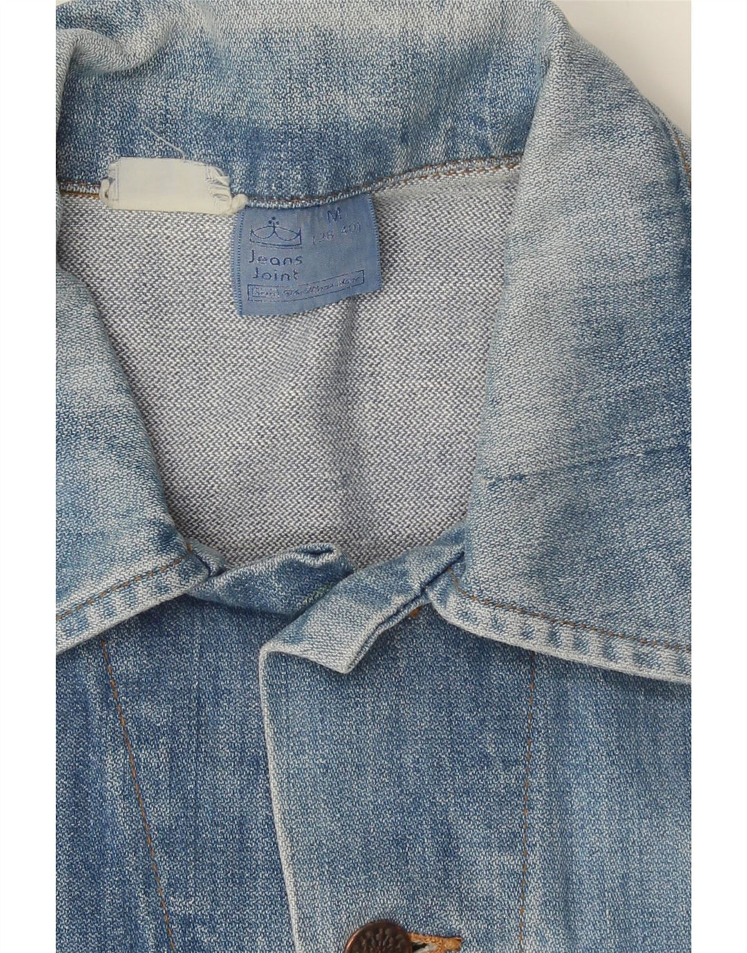 Vintage Mens Denim Jacket UK 38 Medium Blue