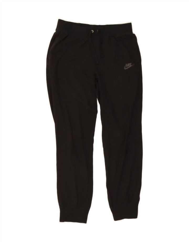 NIKE Womens Tracksuit Trousers Joggers UK 10 Small Black Polyester Vintage Nike and Second-Hand Nike from Messina Hembry 