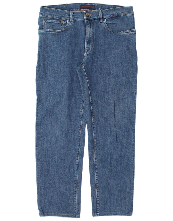 Trussardi Mens Straight Jeans W37 L28 Blue