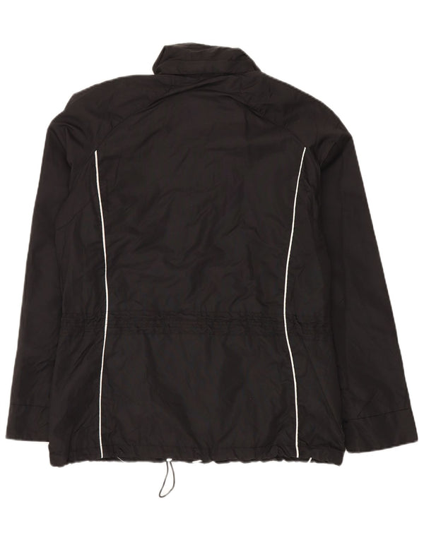 Brugi Mens Rain Jacket UK 38 Medium Black Colourblock Polyamide