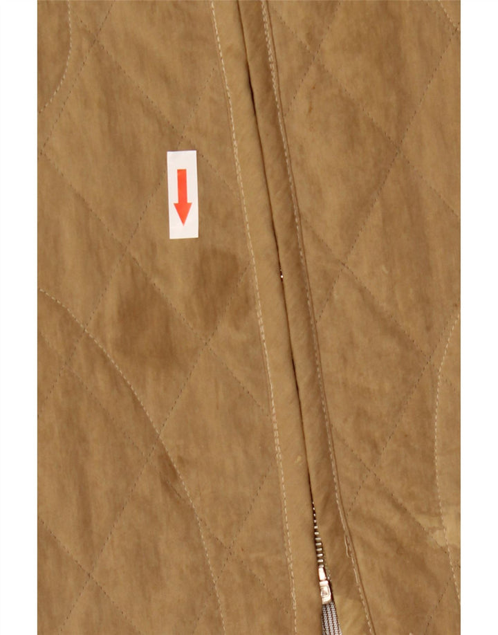 Allegri Womens Quilted Gilet UK 14 Medium Beige