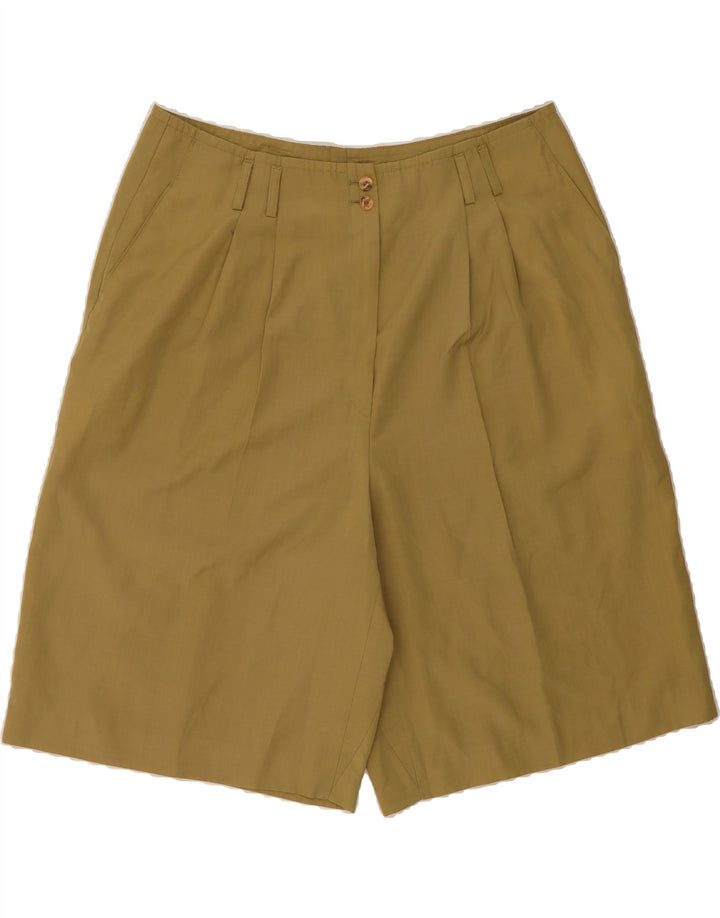 BRAX Womens Hiking Bermuda Shorts IT 48 XL W36 Khaki Polyester Vintage Brax and Second-Hand Brax from Messina Hembry 