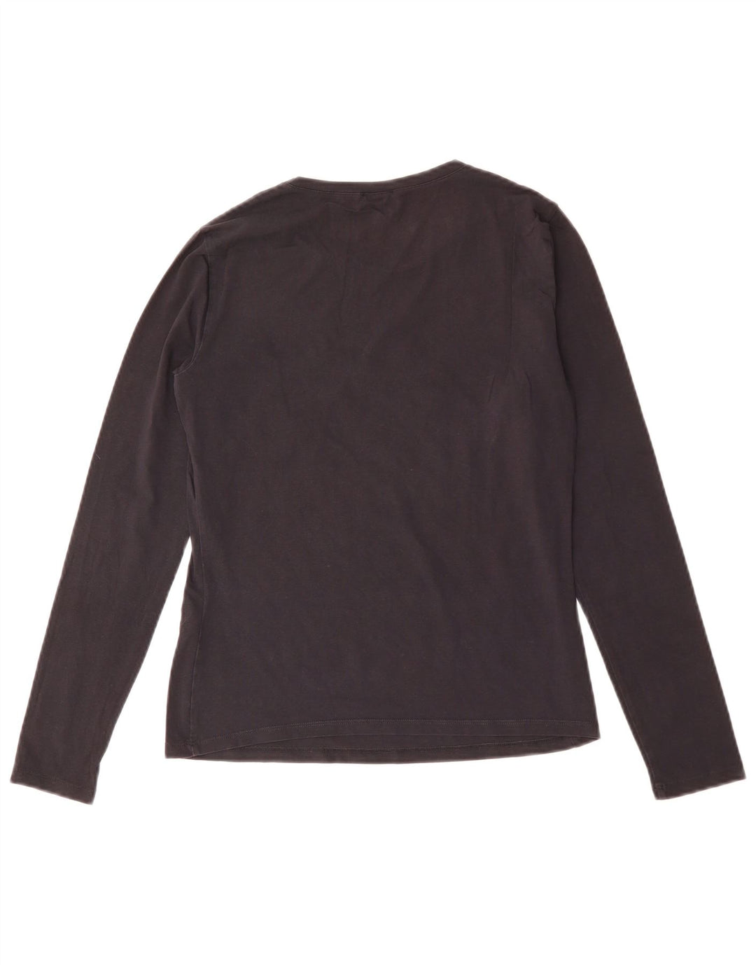 Armani Jeans Womens Graphic Top Long Sleeve IT 44 Medium Black Cotton