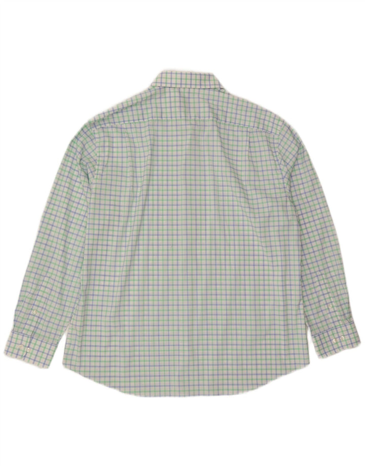 Tommy Hilfiger Mens Athletic Fit Shirt Size 18 2XL Multicoloured Gingham
