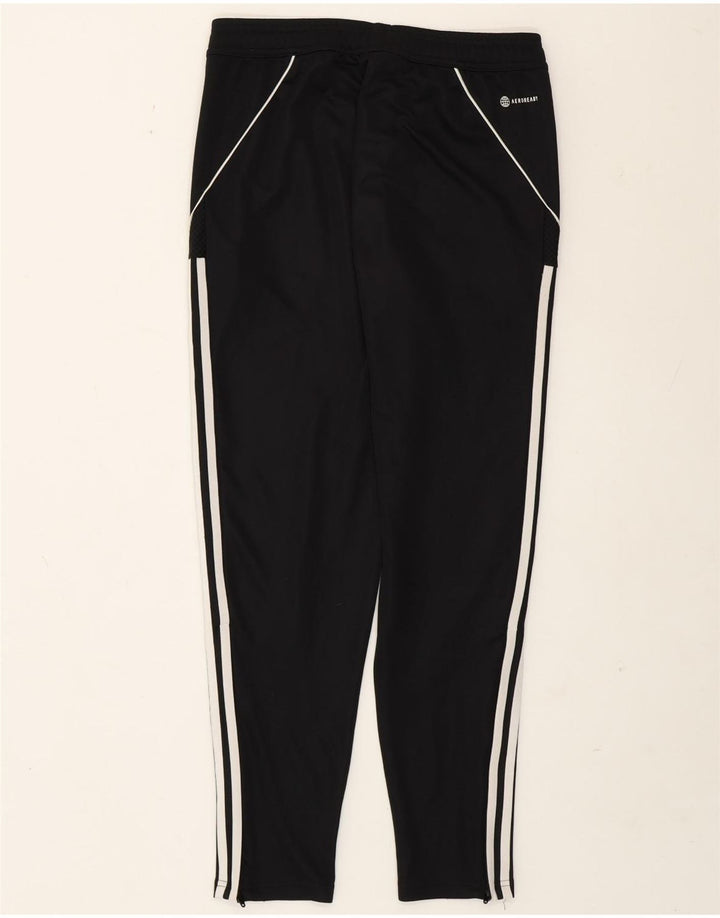Adidas Mens Aeroready Slim Fit Tracksuit Trousers Medium Black Polyester